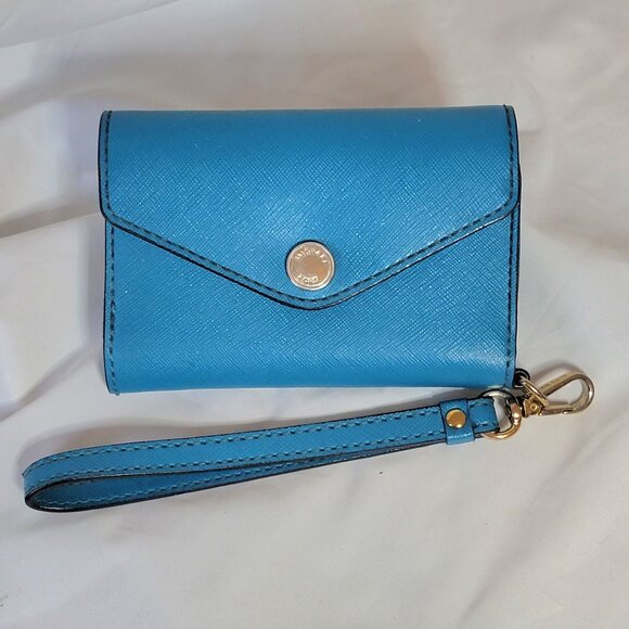 Michael Kors Turquoise Wristlet Wallet, Non-Smoking Home - Picture 1 of 9